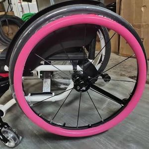 Duwwielhoezen voor rolstoel, 24 inch, 1 paar duwvelghoezen voor rolstoelen, handmatige duwhoes van siliconen, rolstoelhoes, sport rolstoelhoes