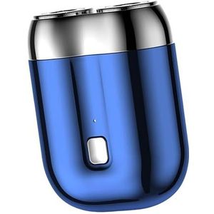 Elektrisch scheerapparaat voor heren, draadloos, elektrisch scheerapparaat voor heren, dubbele kop roterend scheerapparaat 2024, waterdicht storm-gezichtsscheerapparaat voor droog gebruik en tas