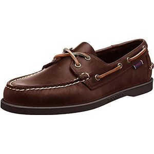 Sebago Docksides Portland Waxed Boot Schoenen heren,Bruine Gom,46.5 EU