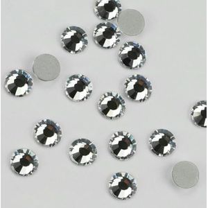 101-133 Koude Fixatie Kristallen Cristales Flatback Zilveren Achterkant Niet Hotfix Strass Voor Tassen Schoenen Kleding Telefoon DIY Nail Art-101 Kristal-6mm SS30 288 stuks