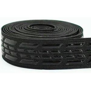2/5 Meter Elastische Band voor BH Antislip Ondergoed Rubber Tape Tailleband Riem Stretch Lint DIY Naai Accessoires-EB017-Zwart-25mm-10-50mm-5 Meter