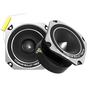Tweeter auto Tweeters voor auto 2 stuks 3 inch autoluidsprekers titanium tweeter max. vermogen 800W full-range frequentie autoluidsprekers autoradio