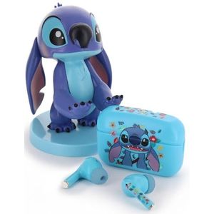 Cable Guys Buds Pro Bundle - Disney Classic Stitch Buds Pro Bundle Wireless Earbuds Small Tech Accessories & Phone Holder/Stand For Phone (iPhone, Samsung, Google Pixel)