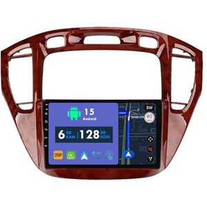 RoverOne Autoradio GPS voor Toyota Highlander 1 XU20 2001-2007 Carplay Android Auto Stereo Hoofdeenheid Bluetooth WiFi Radio Speler Sat Navigatie