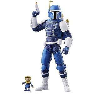 STAR WARS The Black Series Mandalorian Scout (vakantie-editie), verzamelbare actiefiguren, vanaf 4 jaar