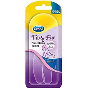 Scholl - GelSoft - Coussinets Talon - Transparant - Antislip