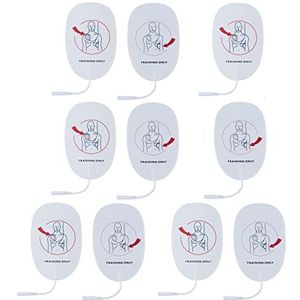 Pack AED Trainingspads Train Pad Vervanging Herbruikbaar voor AED-trainer XFT-D0009 XFT-120C+ XFT-120C Zoll (10)
