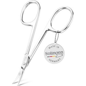 TITANIA Solingen Huidschaar met torenpunt (9,5 cm) • Nagelriemschaar Solingen • Professionele huidschaar van koolstofstaal • Made in Germany