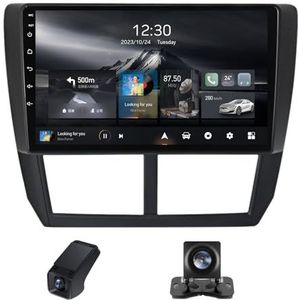 Autoradio geldt voor Subaru Forester 3 SH 2007-2013 Subaru Impreza GH GE 2007-2011 9 inch Touchscreen met Wireless Carplay Android Auto,GPS-navigatie 2DIN Radio Android Bluetooth(X2)