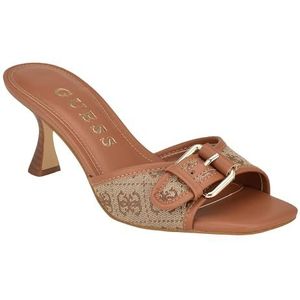 GUESS Dista sandaal met hak voor dames, Beige/Bruin 210, 6.5 US