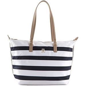 POPPY TOTE CORP STREPES, Blauw, One Size, Bretonse strepen, Eén maat, POPPY TOTE CORP STREPEN