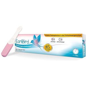 EarliBird Zwangerschapstest, vroege test van EarliBird, zwangerschapstest met meer dan 99% betrouwbaarheid, zwangerschapstest voor detectie van zwangerschap