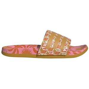 adidas Women's Adilette Comfort Sandals Slide, Semi Pink/Victory Gold/Victory Gold, 11