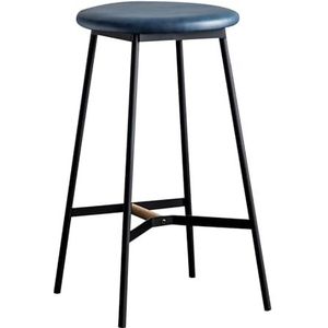 Ontbijtbarkruk Barstoelen Gestoffeerde kunstleren tegenkrukken met voetsteun, tegenstoelen voor keukeneiland/thuisbar