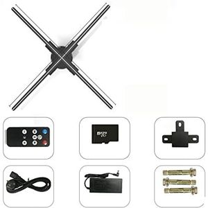 Holografische ventilator 22.04 ""25.6"" 31.5"" 39.37"" 3d Fan Hologram Projector Holografische Imaging Speler Reclame Display Ondersteuning Afbeeldingen En Video Uitzonderlijke helderheid en levensechte d