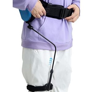 Draagbare telescopische rollator met één been, revalidatietrainingsapparatuur for de onderste ledematen for senioren beperkte mobiliteit, rechts