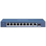 Hikvision - DS-3E0510P-E/M - 8-Poorts Gigabit Unmanaged PoE Switch - Zwart - Staal