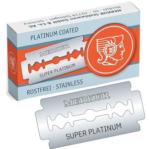 Merkur - Super Platinum - Scheermesjes - 10 stuks
