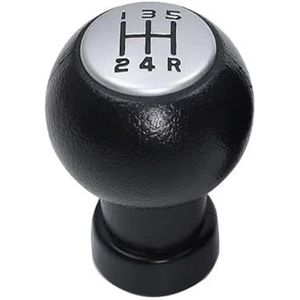 Gear Shift Stick Knop Voor Suzuki Voor Swift SX4 Voor ALTO 2005-2014 Auto Hand Speed ​​Gear Shift Knop Gaitor Collar Case Versnellingspook knop(Gearknob MatteSilver)
