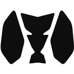Antislipstickers Voor Kawasaki Z650 Voor NINJA650 2017-2024 Motorfiets Tank Doorzichtige Pad Knie Grip Transparante Leren Stickers(Black-3pcs10)