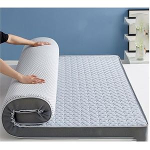 Matras Van Volledige Grootte, Latexschuimmatras, Opvouwbare Traagschuimmatras, Twin Twin-matras, Ergonomische 7-zonematras, Medium Comfort, Melkzijdestof (Color : Style2, Size : 120 * 190CM*6CM)