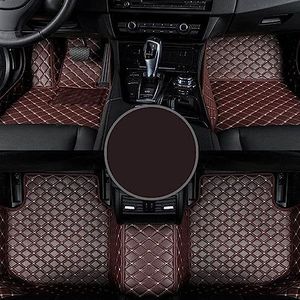 Waterdichte Autotapijten Auto Vloermatten Saloon Voet Coche Accessoires Tapijten Voor Subaru Voor Impreza All weather antislipmat(Koffie)