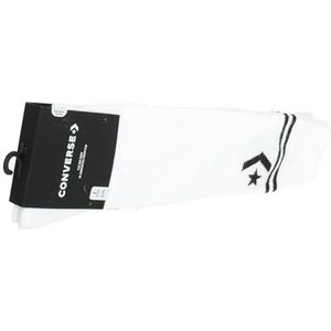 Converse Uniseks sokken wit/zwart, Wit/Zwart, 43 EU
