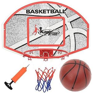 Vijfdelige wandmontage basketbal backboard set 66x44,5 cm