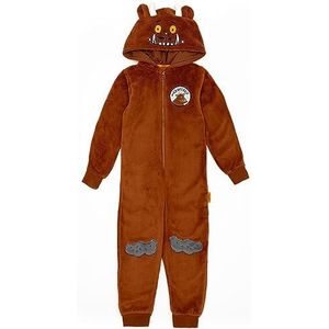 Gruffalo Kinderen Unisex Bruine Onesie | Ga op magische avonturen met dit iconische personage kostuum nachtkleding | Perfect voor spelen, ontdekken en dromen | Gezellig, comfortabel en vol plezier