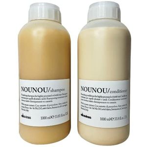Davines Nounou Nourishing Illuminating Shampoo + 1000 ml conditioner (Combo Deal) (shampoo en haarspoelingssets)