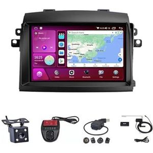 Android Autoradio Video Multimedia Speler, 9 Inch Touch Screen Radio Plug And Play Autotoebehoren met Bluetooth En Navigatie En Achteruitrijcamera Voor Toyota Sienna 2 XL20 2003-2010 (Size : M200S