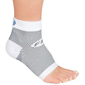 Orthosleeve FS6 Voetmouw | Exclusieve 6 Zone Compressietechnologie | Plantaire fasciitis, hielpijn en zwelling verlichting | 1 paar | 30 dagen garantie | 24/7 comfort - klein wit