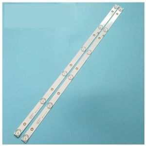 2PCS LCD TV-achtergrondverlichtingsbalk for CC02320D562V04 320E9 56CM 6LED 6V