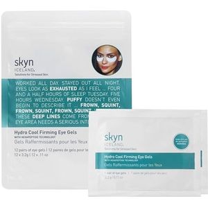 skyn ICELAND Hydro Cool oogpads, 12 paar om de huid onder de ogen te versterken, strak te maken en te ontspannen