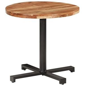 Prolenta Premium - Ronde bistrotafel, massief hout, handvat Ø 80 x 75 cm
