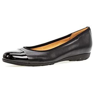Gabor DAMES Ballerina's, Vrouwen Klassieke ballerina's,ballerina's,zomerschoenen,klassiek elegant,Zwart (schwarz) / 57,38 EU / 5 UK