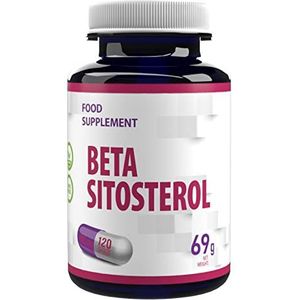 Beta Sitosterol 400mg 120 Vegan Capsules Hoge Dosis, Ondersteunt Prostaat Gezondheid, Vermindert Vaak Urineren, Gezonde Cholesterol Spiegels
