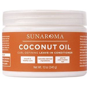 Sunaroma Coconut Oil 355 ml Jar Leave-In Conditioner