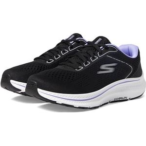 Skechers Go Run Consistent 2.0 Mile Sneakers voor dames, zwart lavendel, 39 EU