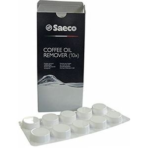 Saeco 141650100 Originele reinigertabletten tabs vetoplosser ontvetter koffievet oplossing koffieautomaat koffiezetapparaat koffiezetapparaat koffiezetapparaat zeefdragerapparaat thermoskan ook Philips 996530066831