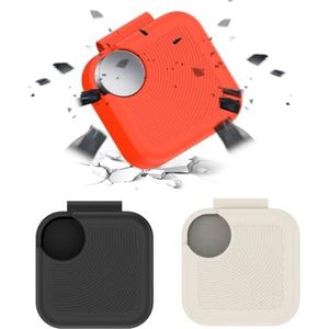 Hoofdtelefoon beschermhoes Voor CMF Buds headset, Siliconen hoes Drop-proof en stofdichte hoofdtelefoon case (Oranje)