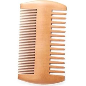 Pocket houten kam natuurlijk zwart goud sandelhout super smalle tand houten kammen geen statische kam haarstyling (maat: 14-tanden)