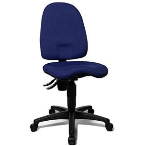 Topstar Point 40 bureaustoel, stof, blauw, 54 x 49 x 101 cm