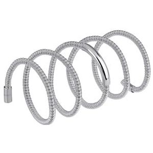 BREIL - NEW SNAKE STEEL - Armband - Zilver - Flexibel Vervormbaar RVS - Lengte 100 cm