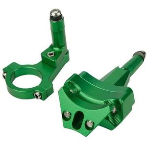 Absorber schokdemper Voor KAWASAKI Voor NINJIA 400 Voor Ninja400 Stabilisator Stuurset DemperbeugelKit 2017-2024 Motorfietsaccessoires Schokdemper(GROENTE)