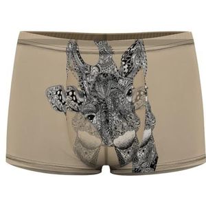 Giraffe Head Heren Boxer Slips Sexy Shorts Mesh Boxers Ondergoed Ademend Onderbroek Thong