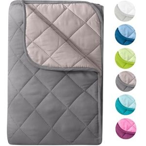 wometo - Zomerdekbed - Grijs en Lichtgrijs - 200 x 200 cm - OekoTex - Wasbaar op 95 graden