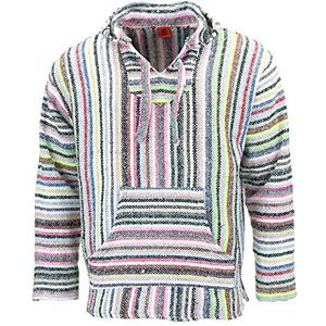 LOUDelephant Hoodie, gerecycleerd, Mexicaans, Baja, Jerga, M-4XL, XXL