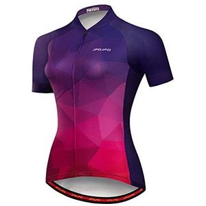 JPOJPO Wielertrui Vrouwen Pro Team Fiets Kleding Dragen Shirts Korte Mouw Fiets Tops