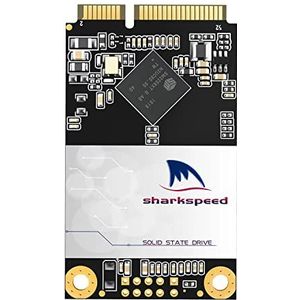 mSATA SSD 1TB SHARKSPEED Plus 3D NAND SATA III 6 Gb/s,Internal Solid State Drive voor Desktop PC Laptop (1TB, mSATA)